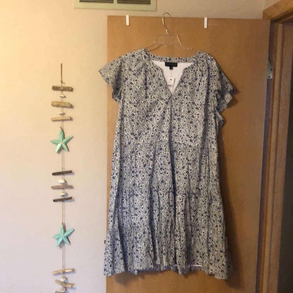 Printed Lane Bryant knee length dress